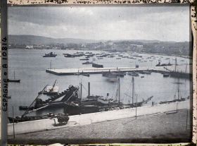 Image représentant Espagne, La Corogne, Panorama du port de la Corogne vers le Sud Ouest