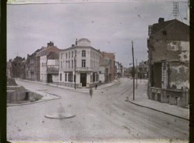 Image représentant France, Armentières, Angle de la rue de la Gare et de la rue de Lille