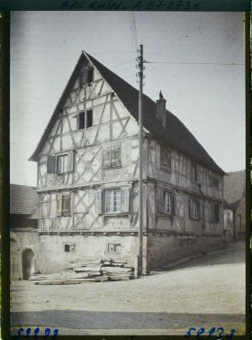 Image représentant Alsace, Furdchausen, Type de Vieille maison XVe Siècle