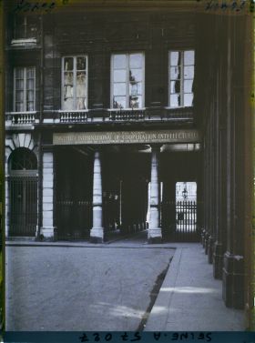 Image représentant Bureau de l'Institut International de Coopération Intellectuelle de la Société des Nations, 2 rue Montpensier (aujourd'hui siège du Conseil Constitutionnel)