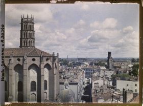 Image représentant France, Toulouse, Panorama (à gauche Tour des Jacobins)