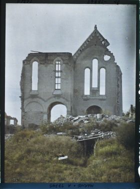 Image représentant France, Pont-Faverger, Ce qui reste de l'Eglise neuve