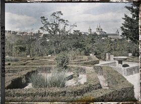 Image représentant Espagne, Escorial, Vue Générale depuis les Jardins (du haut de Arriba)
