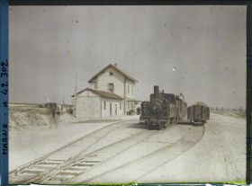 Image représentant France, Beine près Reims, La gare