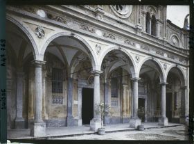 Image représentant Le portique de la Madonna del Sasso