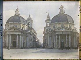 Image représentant Place du peuple, églises Santa Maria in Montesano et Santa Maria dei Miracoli