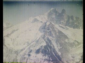 Image représentant France Les Alpes, Vue prise de la Flégère. Aiguille Verte et aiguille du Dru