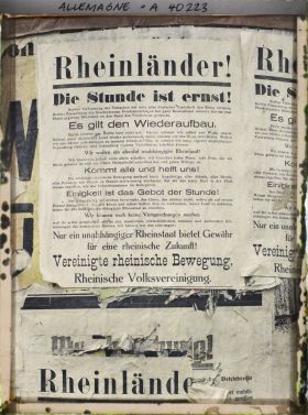Image représentant Prusse, Düren, Affiche avant la proclamation