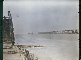 Image représentant Belgique, Nieuport les Bains, Estacade et embouchure de la rive droite de l'Yser
