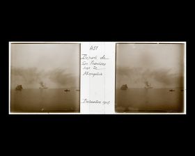 Image représentant La baie vue depuis le Mongolia au moment du départ