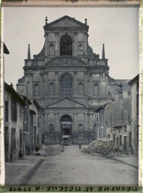 Image représentant France, Pont à Mousson, Façade de l'Eglise de l'ancienne Abbaye des Prémontrés