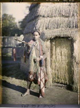 Image représentant L'Exposition Coloniale Internationale de 1931, un homme kanak
