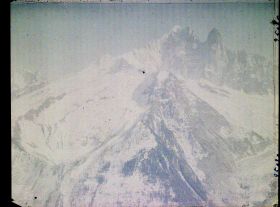 Image représentant France Les Alpes, Vue prise de la Flégère. Aiguille Verte et aiguille du Dru