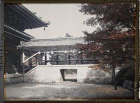 Image représentant Temple du Nanzen-ji : galerie couverte reliant le hattô au hôjô