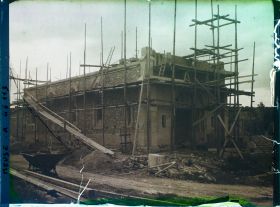 Image représentant France, Eix, Eglise en reconstruction