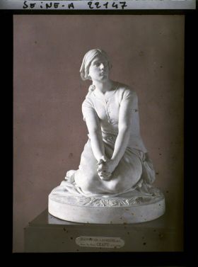 Image représentant Jeanne d'Arc à Domrémy, Chapu, musée du Louvre