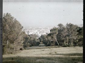 Image représentant Panorama de la ville pris le soir