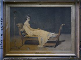 Image représentant Madame Récamier, Jacques-Louis David, musée du Louvre