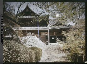 Image représentant Village de Hase : temple Hase-dera, accès au hondo