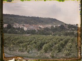 Image représentant France, St Maurice sous les Côtes, Vignes et vue sur le Village