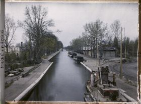 Image représentant France, Reims, Le Canal de la Marne à l'Aisne