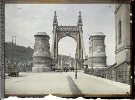 Image représentant Le pont Elizabeth depuis Pest vers Buda