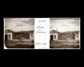 Image représentant La station de Dazio, vue prise du train