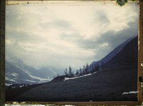 Image représentant France Les Alpes, Chamonix, Le Soir sur la Vallée de Chamonix vers le Col du Tricot