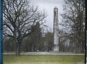 Image représentant L'obélisque de Meyrier commémorant la Bataille de Morat
