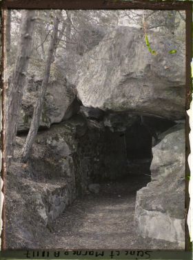 Image représentant France, Fontainebleau, Orage du 8 juillet, Eclairage à minuit