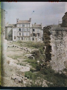 Image représentant France, Thiaucourt, Ruines et Maisons reconstruites