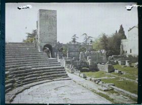 Image représentant Les gradins du théâtre antique