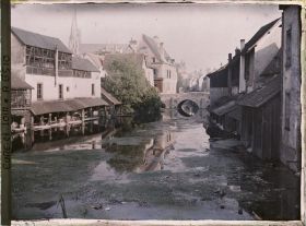 Image représentant Le pont Saint-Hilaire vu de la rue de la Grenouillère
