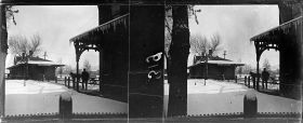 Image représentant La station d'Evanston sous la neige