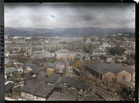 Image représentant Panorama vers les quartiers ouest de la ville depuis la terrasse de l'hôtel Miyako