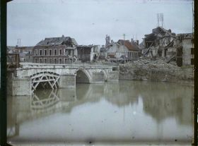Image représentant France, Soissons, Le vieux pont s/ l'Aisne