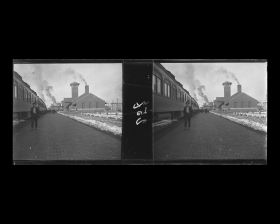 Image représentant Le train stationne en gare de Fremont sur la ligne de l'Union Pacific Railway