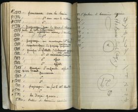 Image représentant Le père Cesselin, missionnaire français, entouré d'un groupe d'enfants vêtus à l'occidentale