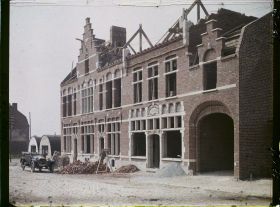 Image représentant France, Bailleul, Maisons en reconstruction