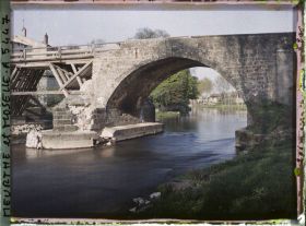 Image représentant France, Lunéville, Sous le Pont de la Meurthe.