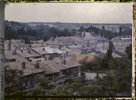 Image représentant France, Ste Menehould le haut, Vue sur le bas de Ste Menehould, Coté S.E.