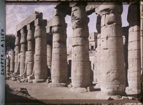 Image représentant Colonnade dans la cour de Ramsès II