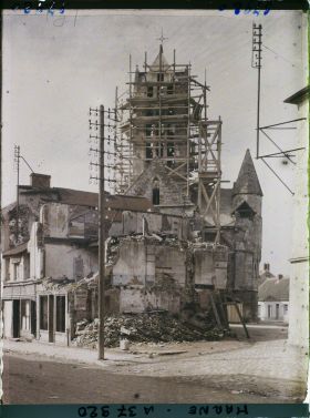 Image représentant France, Dormans, Reconstruction de l'Eglise