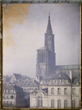 Image représentant France Alsace, Strasbourg, La Cathédrale et le Palais de Rohan