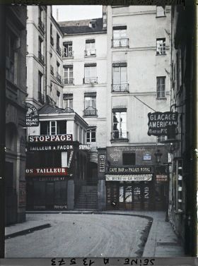 Image représentant La rue de Montpensier vue de la rue Beaujolais