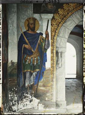 Image représentant Mont Athos, Esphiguemenou, Peintures de l'entrée d' Esphiguemenou