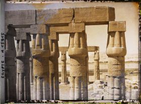 Image représentant Portique d'entrée de la cour solaire d'Amenophis III