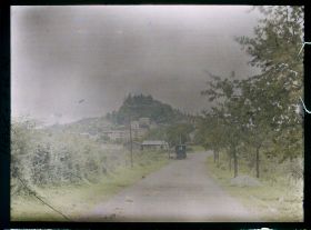 Image représentant France, Clermont en Argonne (Meuse), Clermont vu de la route de Vranicourt