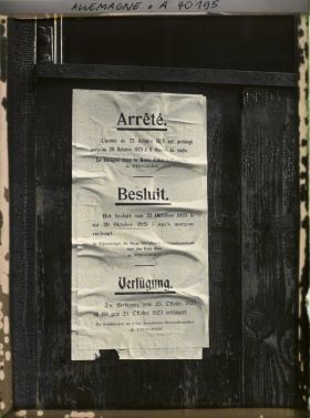 Image représentant Prusse, Aix-la-Chapelle, Autre affiche, interdiction de circuler de 6h du soir à 7h du matin