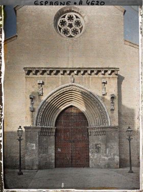 Image représentant Espagne, Séville, Portail de l'Eglise Sta Marina